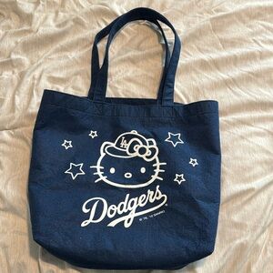 Dodgers Hello Kitty Tote Bag